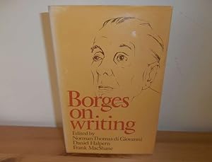Immagine del venditore per Borges on Writing venduto da Kelleher Rare Books