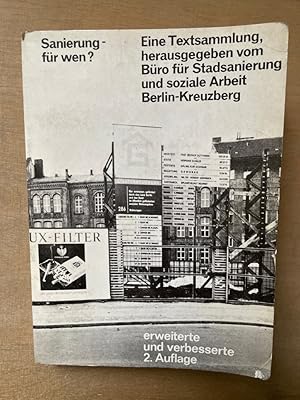 Immagine del venditore per Sanierung - f�r wen? Eine Textsammlung. Mit Beiheft. Gegen Sozialstaatsopportunismus und Konzernplanung. venduto da Fundus-Online GbR Borkert Schwarz Zerfa�