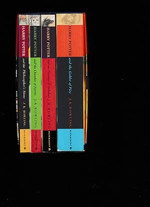 Seller image for Harry Potter Boxed Set (Volumes 1-4): Philosopher's Stone, Chamber of Secrets, Prisoner of Azkaban & Goblet of Fire. for sale by Riverside Books