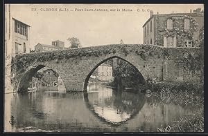 Bild des Verk�ufers f�r Carte postale Clisson, Pont Saint-Antoine sur la Moine zum Verkauf von Bartko-Reher