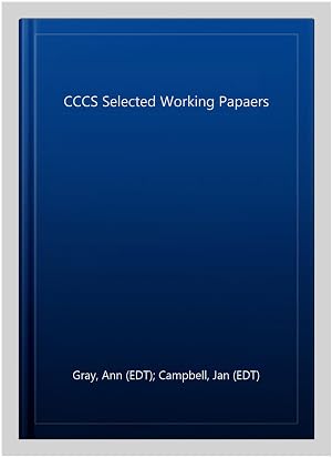 Seller image for CCCS Selected Working Papaers for sale by GreatBookPrices