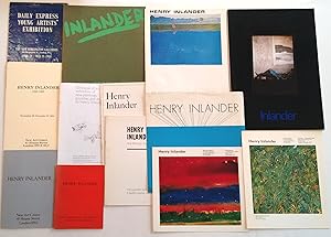 Seller image for HENRY INLANDER : 10 exhibition catalogues and 2 Private View cards 1955 - 1984 for sale by Marcus Campbell Art Books