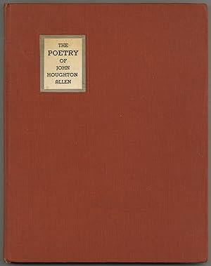 Seller image for The Poetry of John Houghton Allen for sale by Between the Covers-Rare Books, Inc. ABAA