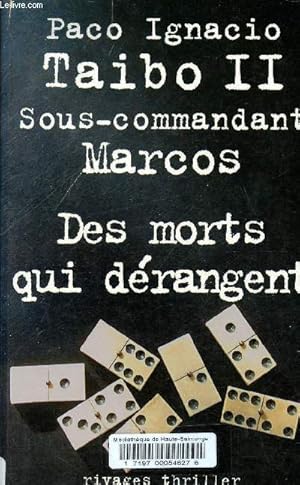 Bild des Verk�ufers f�r Des morts qui d�rangent - Collection Rivages/thriller. zum Verkauf von Le-Livre