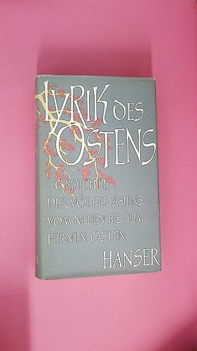 Bild des Verk�ufers f�r LYRIK DES OSTENS zum Verkauf von Butterfly Books GmbH & Co. KG