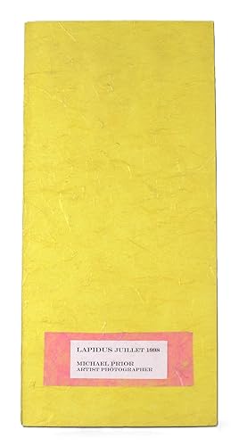 Immagine del venditore per Lapidus Juillet 1998 Artists' Book of colour Photographs by Michael Prior of a Lapidus Fashion Show July 1998 venduto da Gotcha By The Books