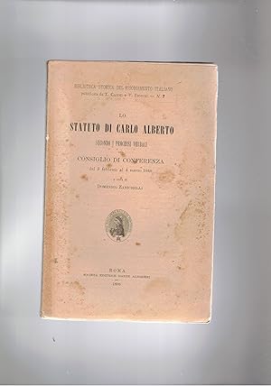 Immagine del venditore per Lo statuto di Carlo Alberto secondo i processi verbali del consiglio di conferenza, dal 3 febbraio al 4 marzo 1848. venduto da Libreria Gull�