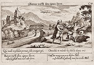 "Angenstein in Schweitz" - Schloss Angenstein / Duggingen / Kanton Basel-Landschaft / Schweiz / S...