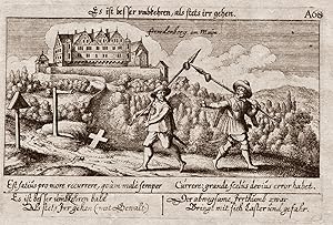 Seller image for "Frewdenberg am Mayn" - Burg Freudenberg / Main-Tauber-Kreis / Baden-W�rttemberg for sale by Antiquariat Steffen V�lkel GmbH