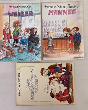 Bild des Verk�ufers f�r M�nner. Weiber. Mein feministischer Alltag 2. Konvolut: 3 Hefte von Franziska Becker. EMMA zum Verkauf von Antiquariat B��ler