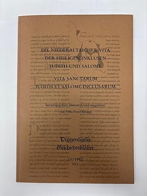 Immagine del venditore per Deggendorfer Geschichtsbl�tter 13/1992 Teil 2 Ver�ffentlichungen des Geschichtsverein f�r den Landkreis Deggendorf zur Landkreisgeschichte Deggendorf venduto da Antiquariat REDIVIVUS