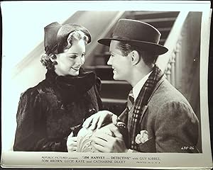 Seller image for Jim Hanvey- Detective Lot of Seven 8 x 10 Stills 1937 Guy Kibbee, Tom Brown, Lucie Kaye for sale by AcornBooksNH