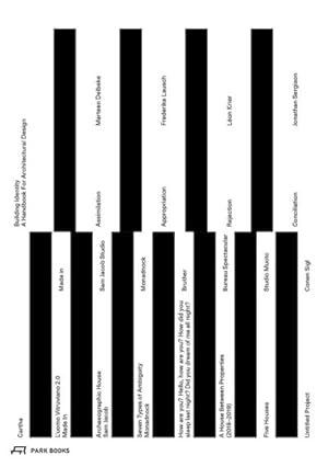 Immagine del venditore per CARTHA - Building Identity : A Handbook for Architectural Design venduto da AHA-BUCH GmbH