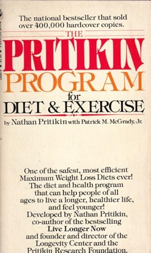 Bild des Verkufers fr Pritikin Program for Diet and Exercise zum Verkauf von Antiquariat Jterbook, Inh. H. Schulze