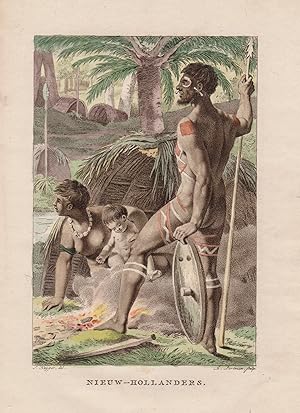 Imagen del vendedor de "Nieuw-Hollanders" - Australia Australien costumes Tracht a la venta por Antiquariat Steffen V�lkel GmbH