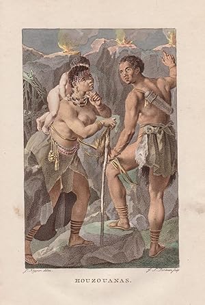 Imagen del vendedor de "Houzouanas" - South Africa S�dafrika Namibia costumes Tracht a la venta por Antiquariat Steffen V�lkel GmbH