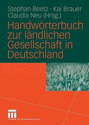 Imagen del vendedor de Handw�rterbuch zur l�ndlichen Gesellschaft in Deutschland a la venta por preigu
