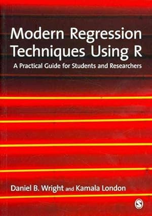 Bild des Verkufers fr Modern Regression Techniques Using R : A Practical Guide for Students and Researchers zum Verkauf von GreatBookPricesUK