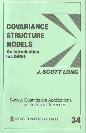 Bild des Verkufers fr Covariance Structure Models : An Introduction to Lisrel zum Verkauf von GreatBookPricesUK