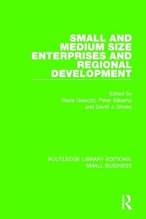Imagen del vendedor de Small and Medium Size Enterprises and Regional Development a la venta por GreatBookPricesUK