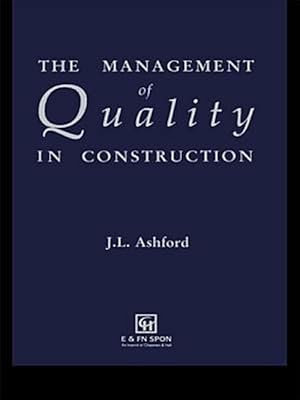 Imagen del vendedor de Management of Quality in Construction a la venta por GreatBookPricesUK