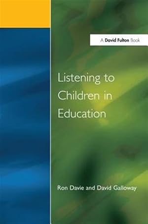 Seller image for Listening to Children in Educ for sale by GreatBookPricesUK