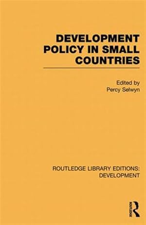 Seller image for Development Policy in Small Countries for sale by GreatBookPricesUK