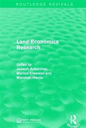 Immagine del venditore per Land Economics Research venduto da GreatBookPricesUK