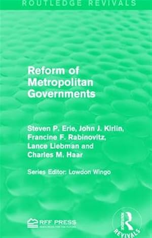 Bild des Verk�ufers f�r Reform of Metropolitan Governments zum Verkauf von GreatBookPricesUK