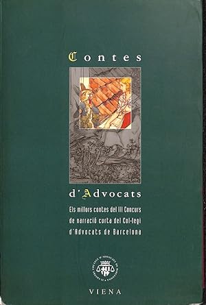 Imagen del vendedor de CONTES D'ADVOCATS (CATAL�N). ELS MILLORS CONTES DEL III CONCURS DE NARRACI� CORTA-- a la venta por Librer�a Online Smile Books