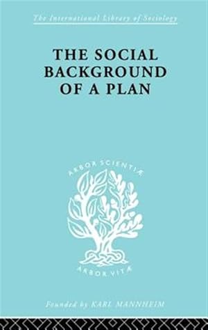 Imagen del vendedor de Social Background of a Plan : A Study of Middlesbrough a la venta por GreatBookPricesUK