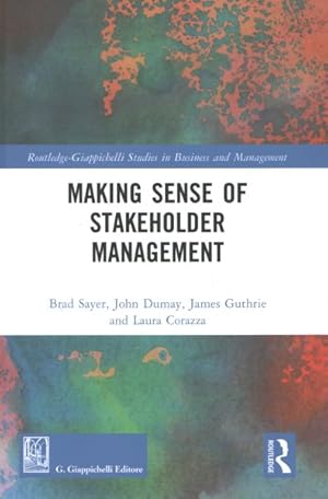 Imagen del vendedor de Making Sense of Stakeholder Management a la venta por GreatBookPricesUK