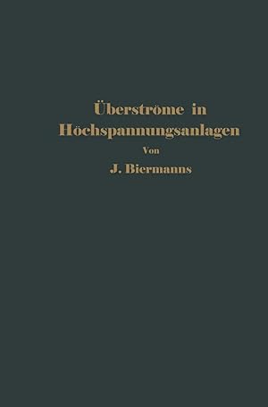 Seller image for �berstr�me in Hochspannungsanlagen for sale by preigu