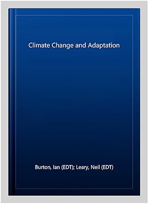Imagen del vendedor de Climate Change and Adaptation a la venta por GreatBookPricesUK