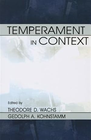 Bild des Verk�ufers f�r Temperament in Context zum Verkauf von GreatBookPricesUK