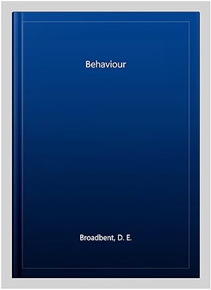 Image du vendeur pour Behaviour mis en vente par GreatBookPricesUK