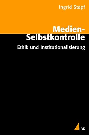 Imagen del vendedor de Medien-Selbstkontrolle | Ethik und Institutionalisierung a la venta por preigu