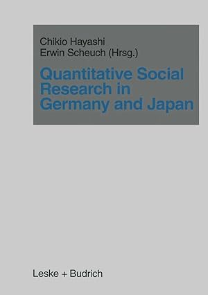 Seller image for Quantitative Social Research in Germany and Japan for sale by preigu