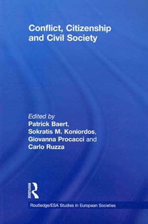 Imagen del vendedor de Conflict, Citizenship and Civil Society a la venta por GreatBookPricesUK