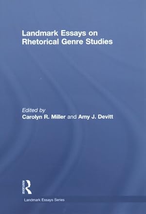 Bild des Verk�ufers f�r Landmark Essays on Rhetorical Genre Studies zum Verkauf von GreatBookPricesUK