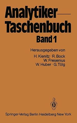 Bild des Verk�ufers f�r Analytiker-Taschenbuch zum Verkauf von preigu