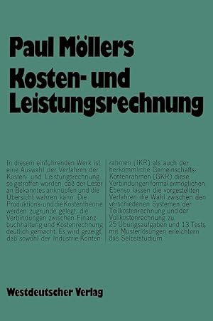 Imagen del vendedor de Kosten- und Leistungsrechnung | Einf�hrung und Arbeitsbuch a la venta por preigu