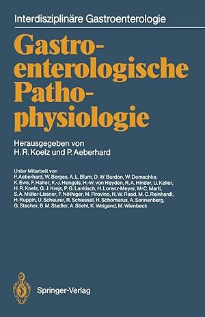 Immagine del venditore per Gastroenterologische Pathophysiologie venduto da preigu