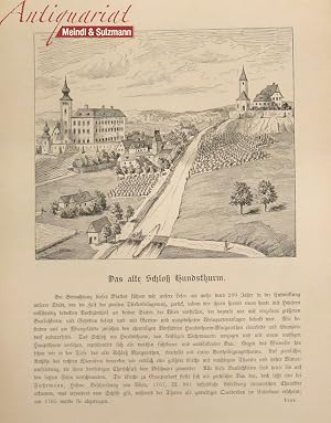 Seller image for "Das alte Schlo� Hundsthurm".- Aus "Alt-Wien in Bild und Wort. Herausgegeben vom Wiener Alterthumsverein und von der Redaction des Wiener Illustrirten Extrablattes. Red. v. Albert Ilg". for sale by Antiquariat MEINDL & SULZMANN OG