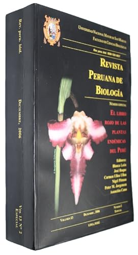 Bild des Verk�ufers f�r El libro rojo de las plantas end�micas del Per� zum Verkauf von PEMBERLEY NATURAL HISTORY BOOKS BA, ABA