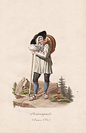 Seller image for "Montagnard (Canton d'Uri)" - Kanton Uri Bergsteiger mountaineer / Schweiz Suisse Switzerland Svizzera / costume Tracht costumes Trachten for sale by Antiquariat Steffen V�lkel GmbH