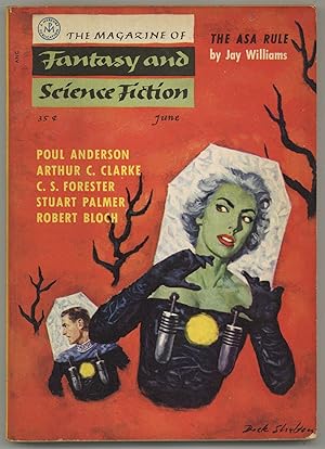 Bild des Verkufers fr The Magazine of Fantasy and Science Fiction Volume 10, No. 6, June 1956 zum Verkauf von Between the Covers-Rare Books, Inc. ABAA
