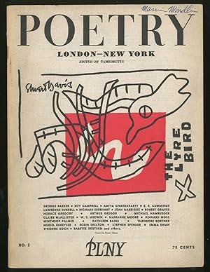 Bild des Verkufers fr Poetry London New York Volume I Number 2 Winter 1956 zum Verkauf von Between the Covers-Rare Books, Inc. ABAA