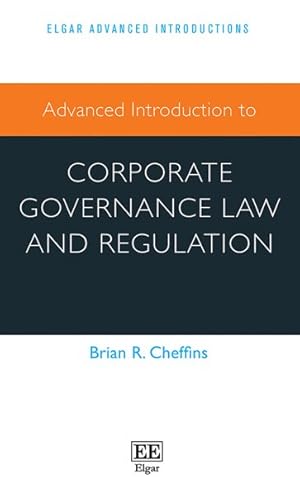Seller image for Advanced Introduction to Corporate Governance Law and Regulation for sale by GreatBookPricesUK
