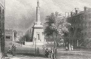 Imagen del vendedor de Battle Monument, Baltimore a la venta por Antiqua Print Gallery